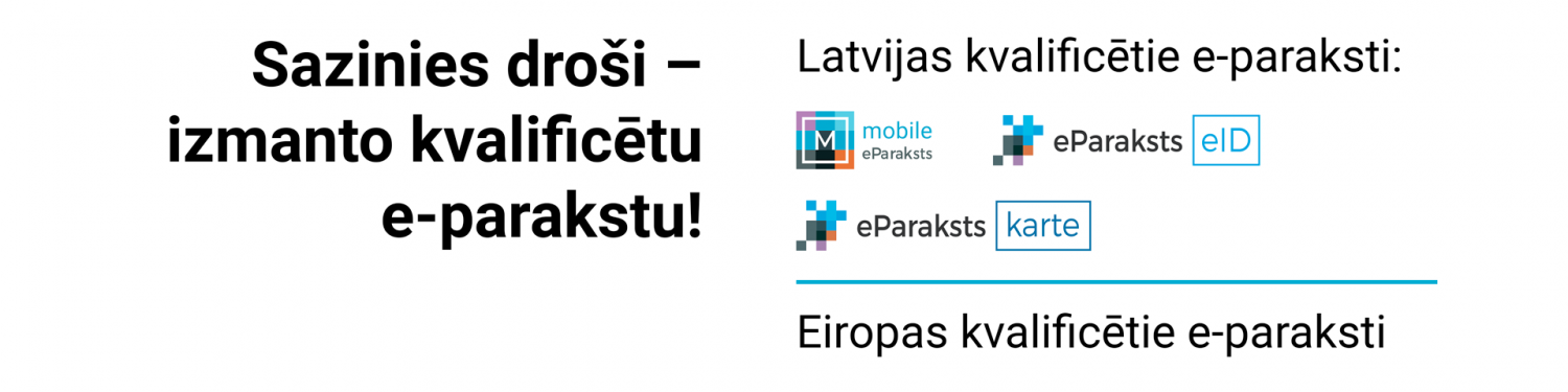 eParaksta baneris