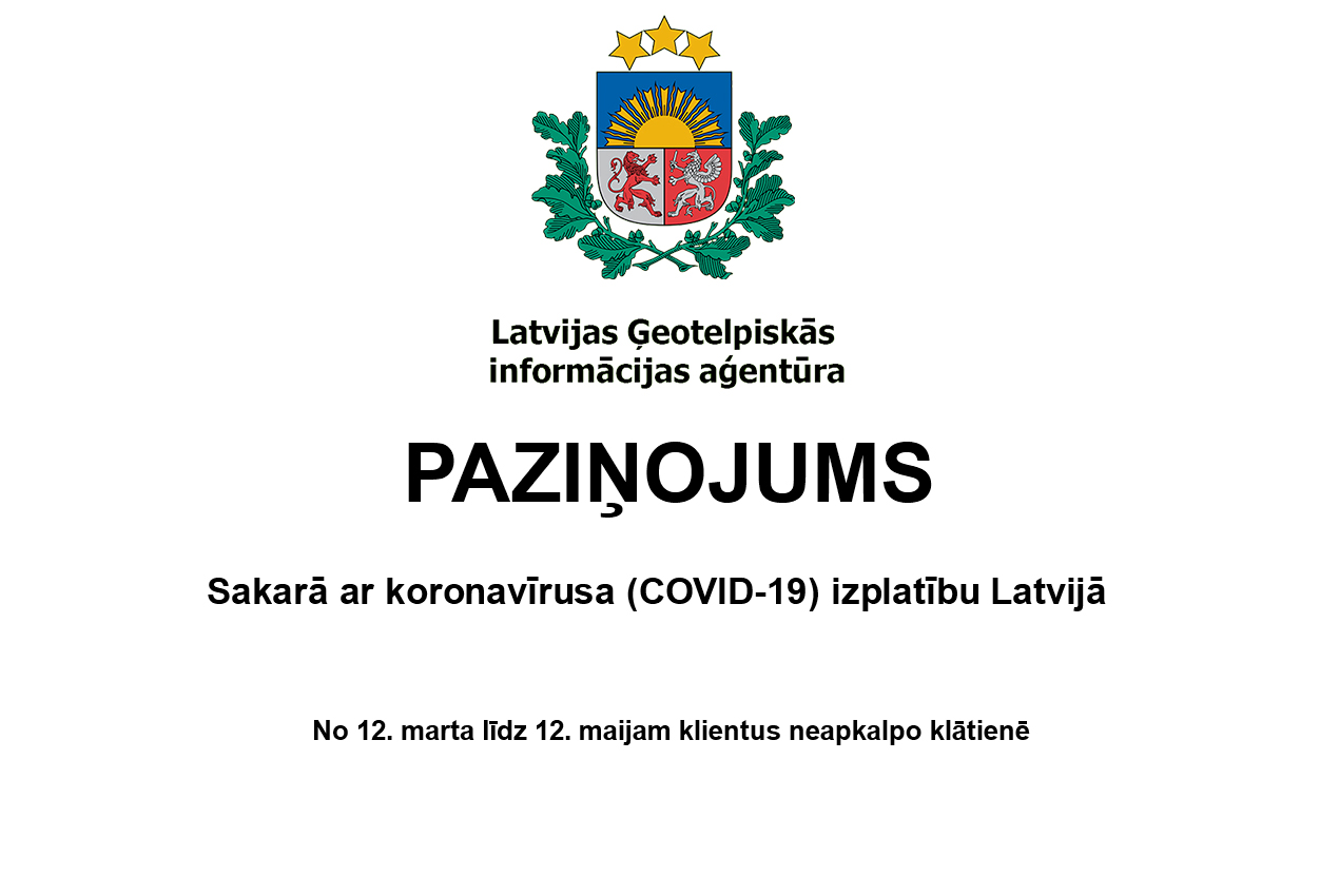 Pazinjojums Covid